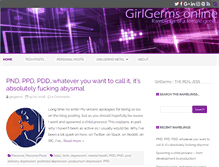 Tablet Screenshot of girl-germs.com
